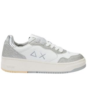 Sun 68 Trainers - White