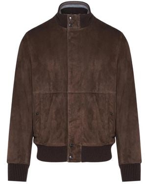 Paul & Shark Bomber Jackets - Brown