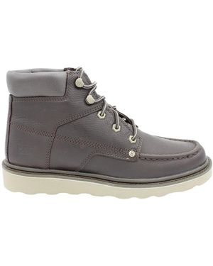 Caterpillar Lace-Up Boots - Gris