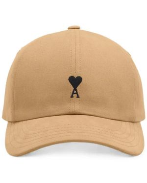 Ami Paris De Coeur Katoenen Pet - Naturel