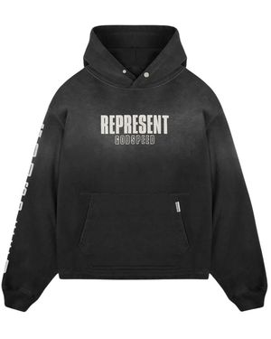 Represent Funnel Neck Puffer Jacket - Zwart