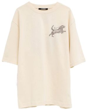 Jacquemus Tops ,Katoen T-Shirt - Naturel