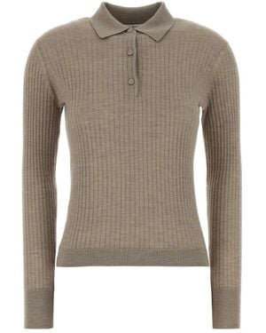 Max Mara Truien & Vesten ,Grijs ,Cashmere Truien - Bruin