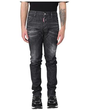 DSquared² Cool Guy Distressed Schwarze Jeans - Grau