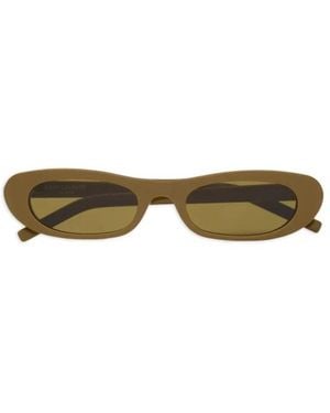 Saint Laurent Accessoires ,Bruin ,Bruine Zonnebril 2512 Stijl Y9956 - Groen