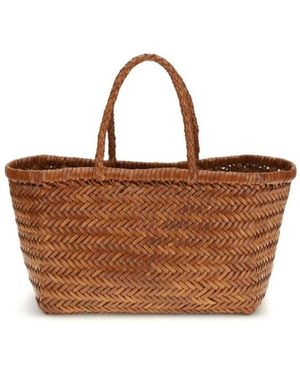 Dragon Diffusion Tassen ,Bruin ,Leer Buffalo Leather Handbag Met Top Handvat