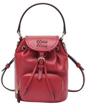 Miu Miu Backpacks - Red