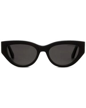 Dior Butterfly Zonnebril Met Goudkleurige Metalen Brilpoten - Zwart