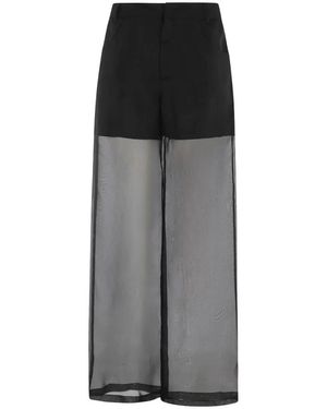 FEDERICA TOSI Wide Trousers - Grey
