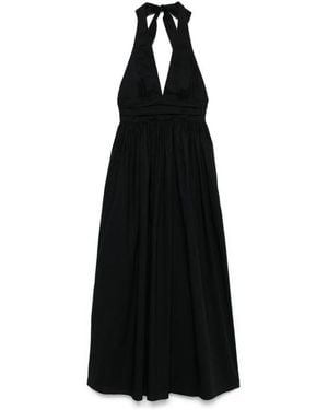 Matteau Cotton Midi Dress - Black