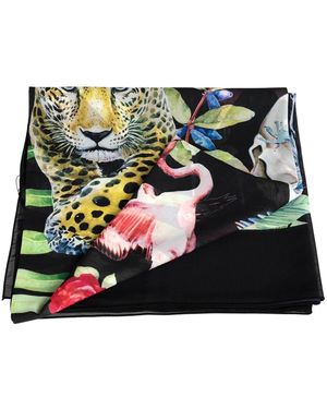 Philipp Plein Silky Scarves - Negro