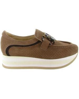 Softwaves Schoenen ,Bruin ,Loafers