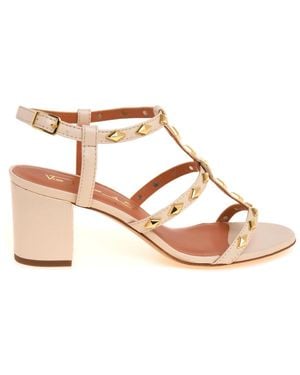 Via Roma 15 High Heel Sandals - Metálico