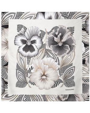 Ferragamo Silky Scarves - Mettallic