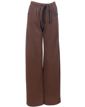 Ermanno Scervino Wide Trousers - Brown
