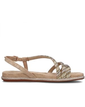 Alma En Pena. Flat Sandals - Brown