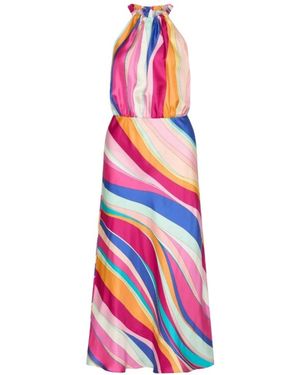 Marella Quiete Silk Twill Dress - Roze