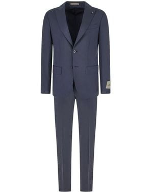 Corneliani Single Breasted Suits - Blue