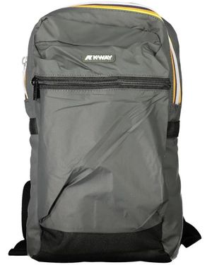 K-Way Polyamid Rucksack - Grau