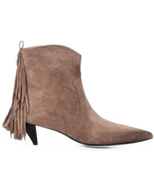 Pinko Cowboy Boots - Braun