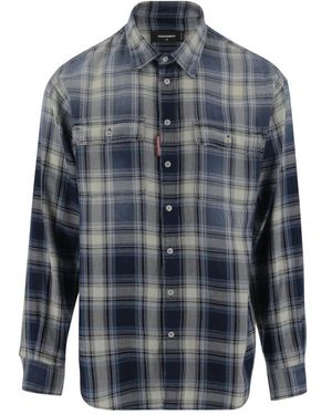 DSquared² Casual Shirts - Blauw
