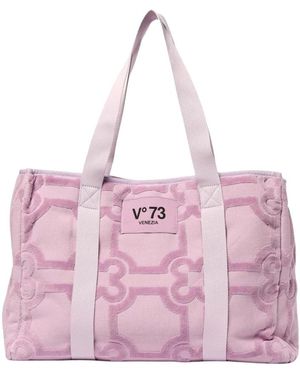 V73 Tote Bags - Viola