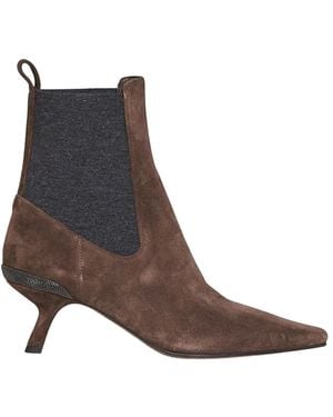 Brunello Cucinelli Chelsea Boots - Braun