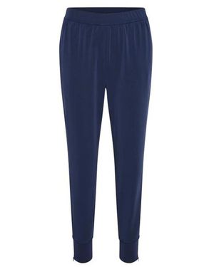 My Essential Wardrobe Broeken ,Blauw ,Polyester Relaxed Fit Trainingsbroeken Total Eclipse
