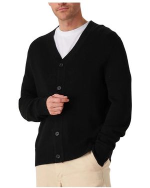SELECTED Slhtray Ls Merino Chunky V-Neck Cardigan - Zwart