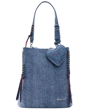 Desigual Tote Bags - Blue