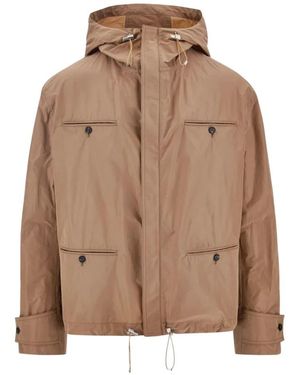 Ferragamo Taft-Jacke - Braun