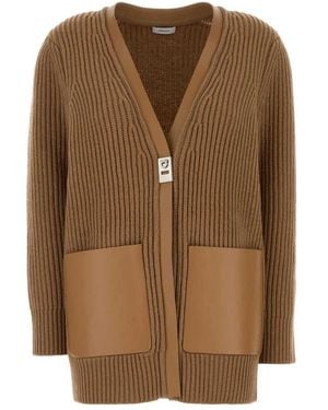 Ferragamo Cardigans - Brown