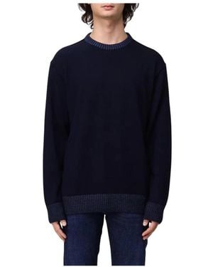Paul & Shark Round-Neck Knitwear - Blu