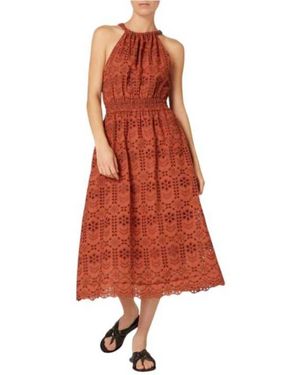 Paul Smith Lange Gehaakte Jurk - Rood