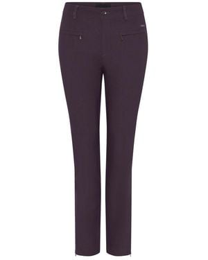 Cro Slim-Fit Trousers - Purple
