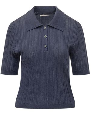 ATOMOFACTORY Tops ,Blauw ,Polo Costa Sbagliata