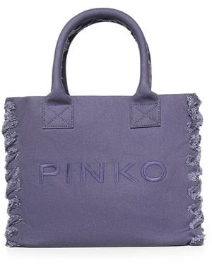 Pinko Tote Bags - Purple