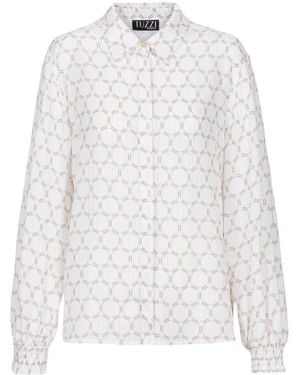 Tuzzi Bluse Mit Elastischem Saum - Weiß