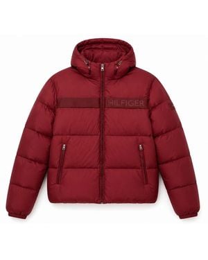 Tommy Hilfiger Winter Jackets - Rojo