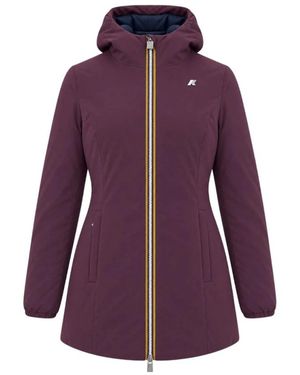K-Way Denise St Warm Double Jacke - Lila