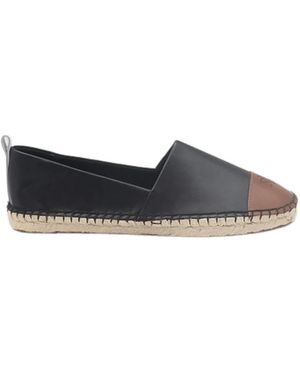 Ralph Lauren Schoenen ,Bruin ,Leer Leren Espadrilles - Blauw