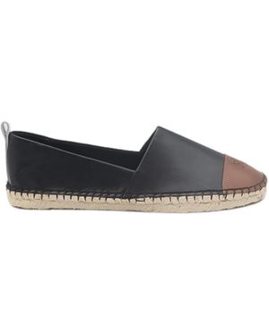 Ralph Lauren Schoenen ,Bruin ,Leer Leren Espadrilles - Blauw