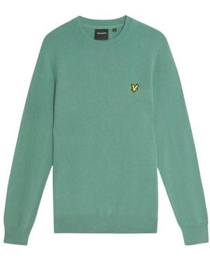 Lyle & Scott Round-Neck Knitwear - Verde