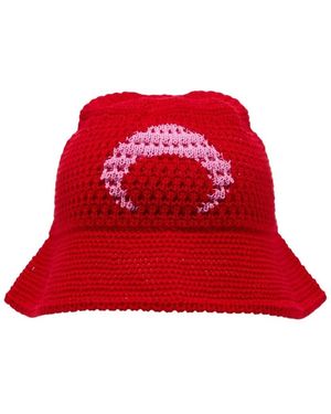 Marine Serre Hats - Red