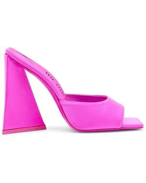 The Attico Heeled Mules - Rosa