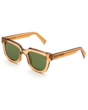 Retrosuperfuture Vintage Stijl Zonnebril - Geel