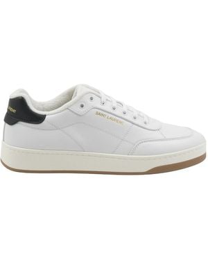 Saint Laurent Schoenen ,Wit ,Leer Sl/61 Sneakers