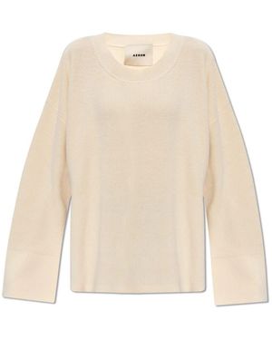 Aeron Round-Neck Knitwear - Natural