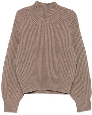 Soeur Flamand English Rib Pullover - Bruin