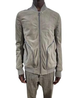 Rick Owens Heizer Flight Jacket - Grijs